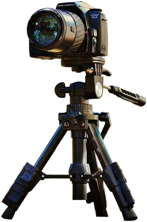 Professional Cameraon Tripod PNG Image