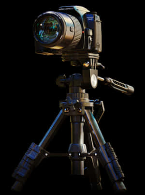 Professional Cameraon Tripod PNG image with transparent background