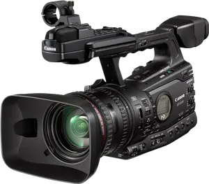 Professional Canon Camcorder PNG Image