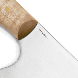 Professional Chefs Knife Closeup PNG with transparent background