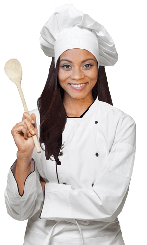 Professional Chefwith Wooden Spoon PNG with transparent background