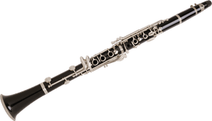 Professional Clarinet Isolated PNG image with transparent background