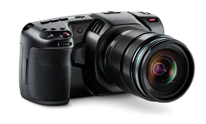 Professional Digital Camera PNG Image