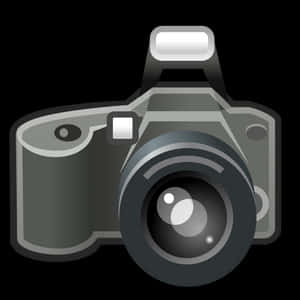 Professional Digital Camera Icon PNG image with transparent background