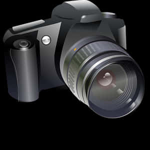 Professional Digital Camera Icon PNG image with transparent background