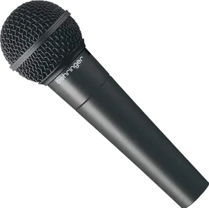 Professional Dynamic Microphone PNG Image