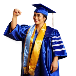 Professional Graduation Birrete Png Fwh PNG Image