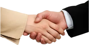 Professional Handshake Agreement PNG Image