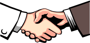 Professional Handshake Agreement PNG image with transparent background