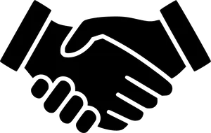 Professional Handshake Icon PNG Image