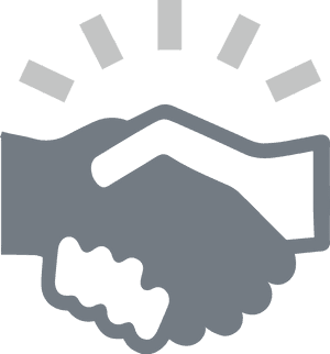 Professional Handshake Icon PNG with transparent background