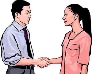 Professional Handshake PNG image with transparent background