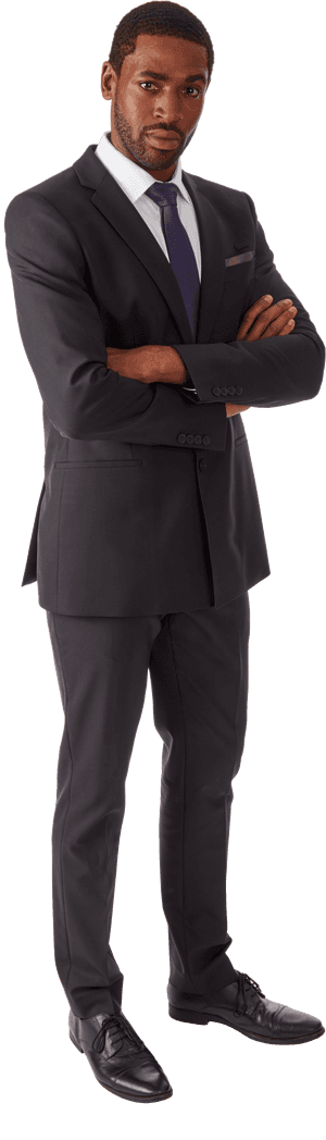 Man Standing With Support Png, Transparent Png PNG image with transparent background