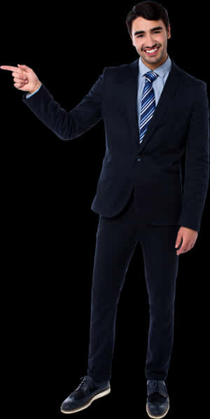 Standing Man Png - Man In Suit Pointing, Transparent Png PNG image with transparent background