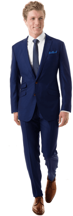 Blue Suit Png Free Download - Navy Suits With Ties, Transparent Png PNG with transparent background