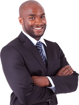 Professional Manin Suit Smiling PNG Image