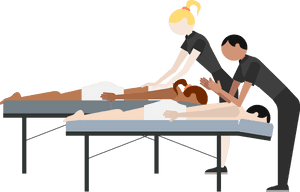 Zeel Couples T R - Massage Clipart Png, Transparent Png PNG image with transparent background