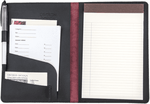 Professional Portfolio Notebook PNG image with transparent background