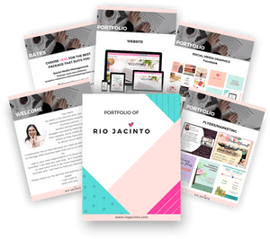 Professional Portfolio Presentation PNG image with transparent background