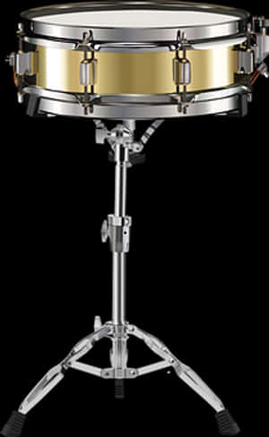 Professional Snare Drumon Stand PNG with transparent background