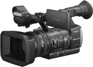 Professional Sony Camcorder PNG Image