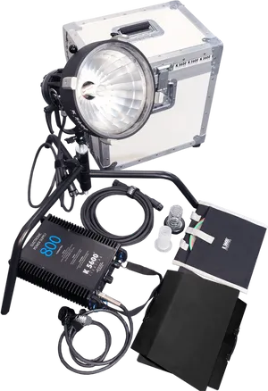 Professional Studio Lighting Equipment PNG Image