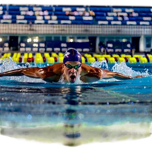 Professional Swimmers Racing Png 06262024 PNG Image