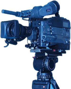 Professional Video Camera Setup PNG Image