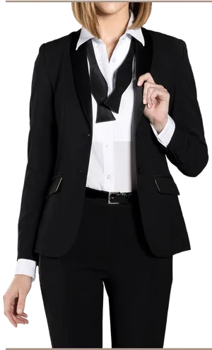 Professional Woman Formal Attire PNG Image