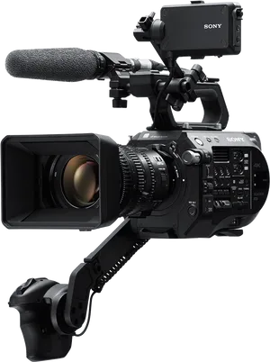 Professional4 K Camcorder Setup PNG Image