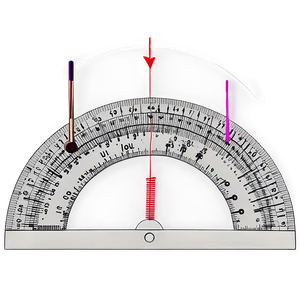 Protractor Drawing Tool Png Wrg77 PNG Image