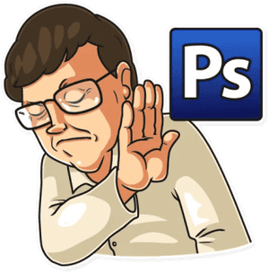 Ps Photoshop Bill Gates - Adobe Photoshop PNG image with transparent background