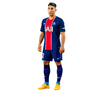 Psg Hakimi Wallpaper Png Oyt29 PNG Image