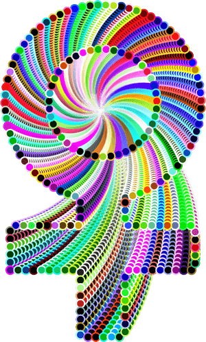 Psychedelic Female Symbol - Circle, HD Png Download PNG image with transparent background