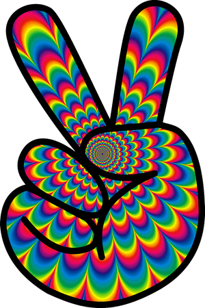 Hippie Peace Sign, HD Png Download PNG image with transparent background