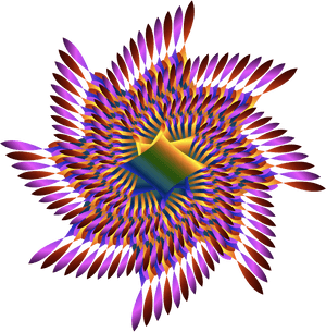 Colorful Refraction Heart Psychedelic Clipart Icon - Clip Art, HD Png Download PNG image with transparent background