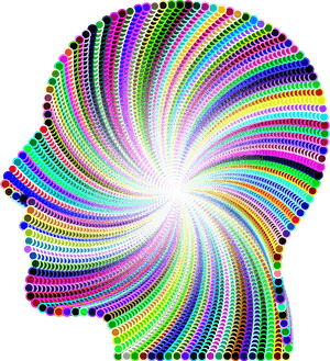 Psychedelic Man Head Silhouette, HD Png Download PNG image with transparent background