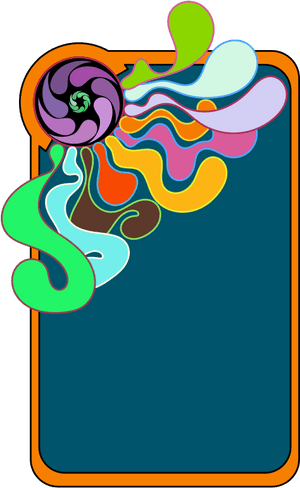 Psychedelic Border, HD Png Download PNG image with transparent background