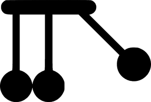 Newton Psychotherapy Pendulum Physics Psychology - Newtons First Law Icon, HD Png Download PNG image with transparent background