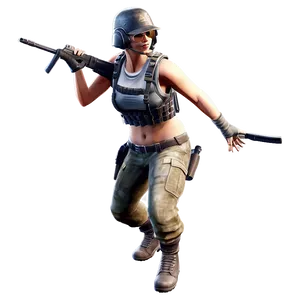 Pubg Character Action Pose Png 90 PNG Image