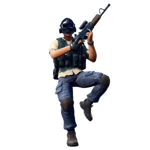 Pubg Character On Alert Png Cdu PNG Image