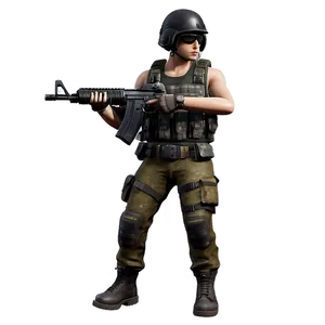 Pubg Commando Skin Png Kid64 PNG Image