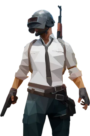 Pubg Player Readyfor Battle PNG Image