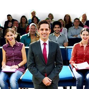 Public Speaking Audience Png Jnw PNG Image