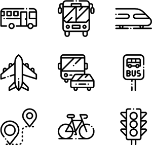 Public Transportation - Public Transportation Icon, HD Png Download PNG
