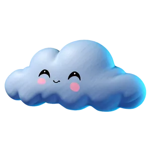 Puffy Cute Cloud Png Yoy32 PNG Image