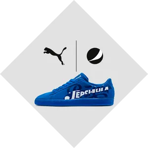 Puma Pepsi Collaboration Sneaker PNG Image