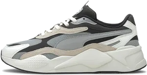 Puma Sneaker Side View PNG Image