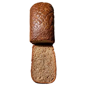 Pumpernickel Bread Slice Png Obw PNG Image