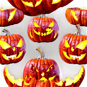 Pumpkin Face C PNG Image